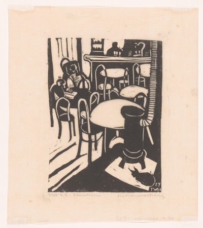 Stationswachtkamer (título original sobre o objecto) de Tinus van Doorn (signed by artist)