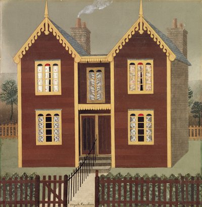 Aldeias geminadas (colagem) de Tirzah Ravilious