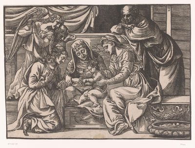 O casamento místico de Santa Catarina de Titiaan