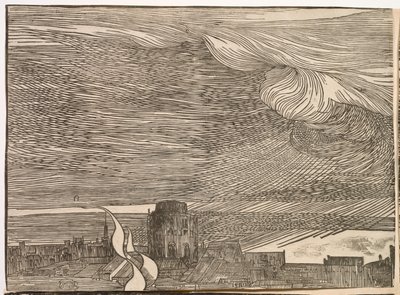 A submersão do exército do faraó no Mar Vermelho de Titian (c.1488-1576)