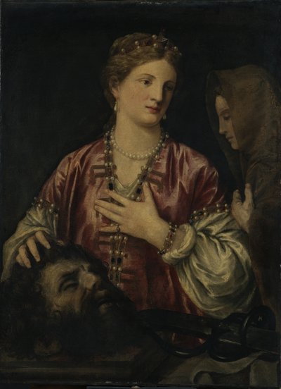 Judith com a cabeça de Holofernes de Titian (c.1488 1576) (workshop)