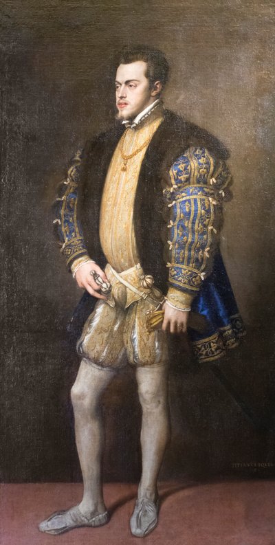 Retrato de Filipe II de Titian (c.1488 1576)