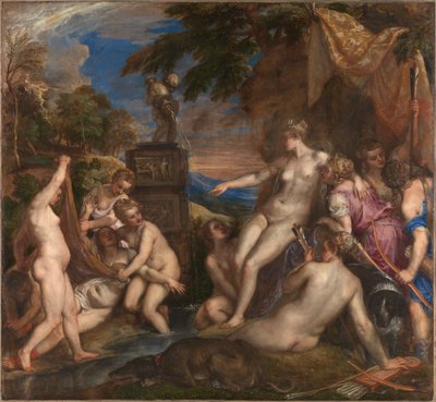 Diana e Calisto, 1556-1559. de Titian