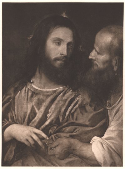 Alemão: Der Zinsgroschen O dinheiro do tributo de Titian