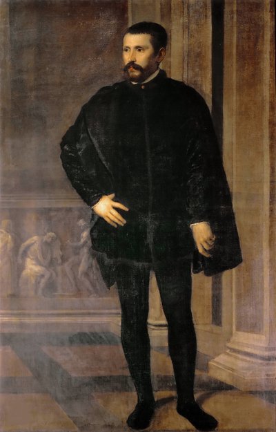 Retrato de Diego Hurtado de Mendoza y Pacheco 1503-1575, ca 1535-1540. de Titian
