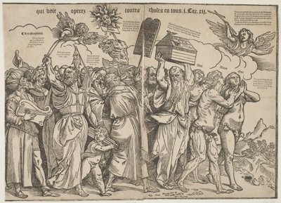 Profetas I e Adão e Eva, c.1511 de Tiziano Vecelli