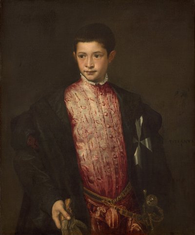 Ranuccio Farnese, 1541-1542. de Titian
