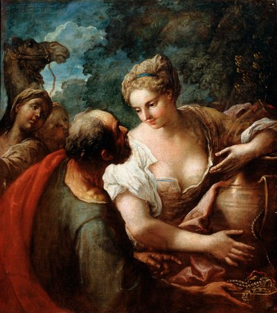 Rebeca no poço, século XVI de Tiziano Vecelli