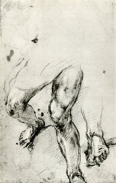 Estudo para o martírio de São Lourenço em Veneza, c1550, 1937 de Tiziano Vecelli