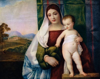 A Madona Cigana, c1510, 1937 de Tiziano Vecelli