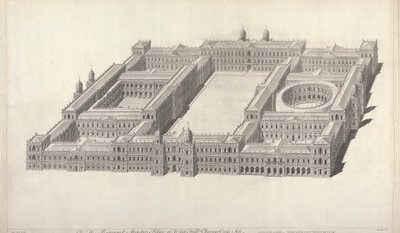 Palácio de Whitehall. O Lado da Cruz de Caridade. de Tobias Müller