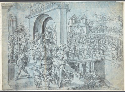 A entrada de Davi com a cabeça de Golias de Tobias Stimmer