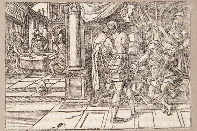 Demetrius sofre asfixia por envenenamento de Tobias Stimmer