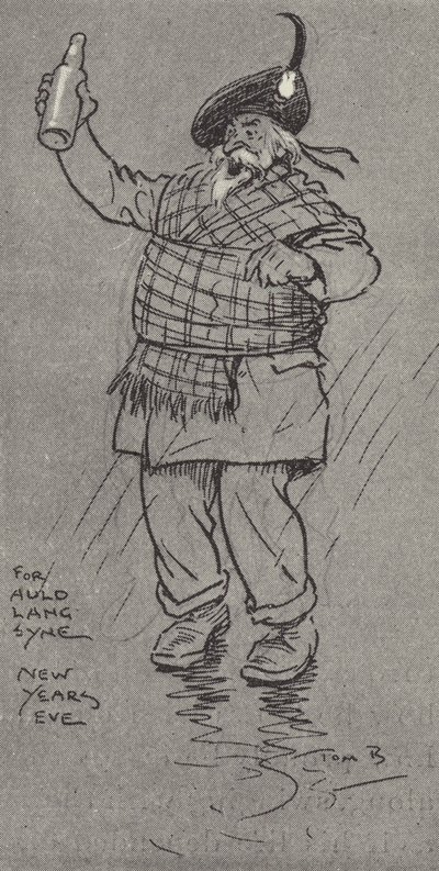 Para Auld Lang Syne, véspera de Ano Novo de Tom Browne