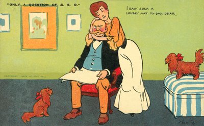 Eu vi um chapéu tão bonito hoje, Querida (cor litho) de Tom Browne