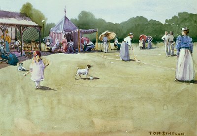 The Tennis Party de Tom Simpson