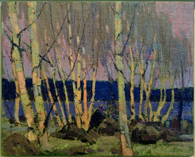 Noite, Canoe Lake de Tom Thomson