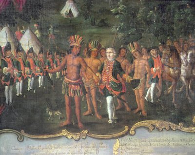 O acampamento do governador Matorras no Chaco de Tomas Cabrera