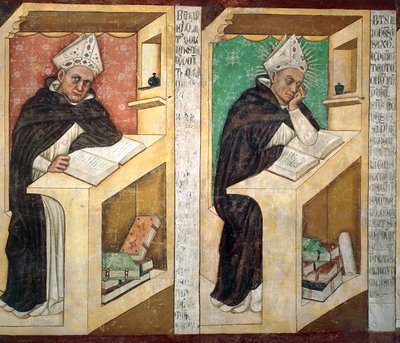 São Alberto Grande, detalhe do Ciclo dos Quarenta Ilustres Membros da Ordem Dominicana de Tomaso da (late 15th century) Modena