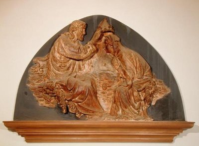 Coroação da Virgem (mármore) de Tomasso (attr. to) Masaccio