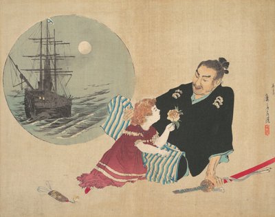 paisagem de Tomioka Eisen