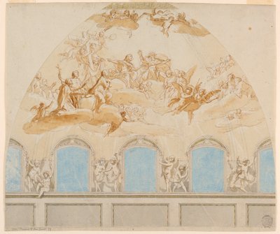 Project for a Fresco in the Dome of the Cathedral in Citta di Castello de Tommaso Maria Conca