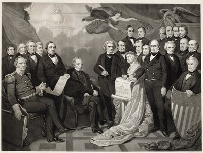 União, 1852 (gravura em papel tufado) de Tompkins Harrison after Matteson