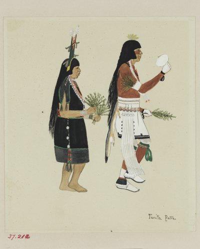 Dançarinos de milho, c 1920 de Tonita Peña
