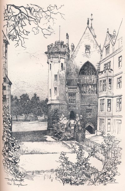 O templo, c1902 de Tony Grubhofer
