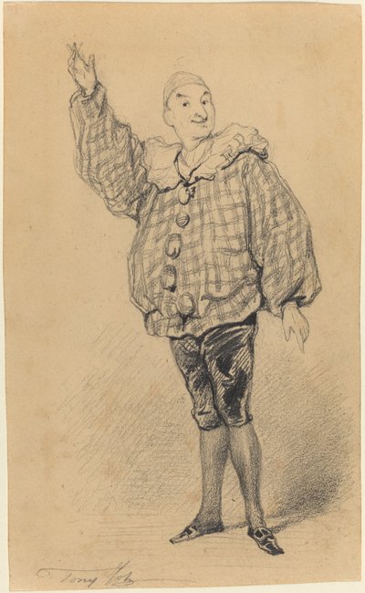 Lepeintre Ainé no papel de Paillasse de Tony Johannot