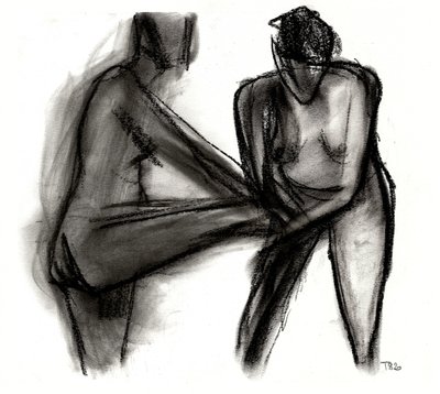 Figuras de nu expressivas de Tore Bahnson