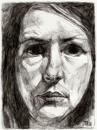 Retrato Feminino Intenso de Tore Bahnson