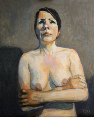 Retrato de nu de Tore Bahnson