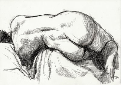 Estudo de uma figura sensual de Tore Bahnson