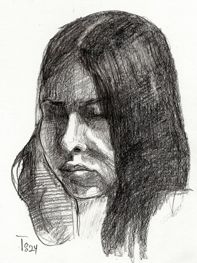 Mulher na Sombra de Tore Bahnson