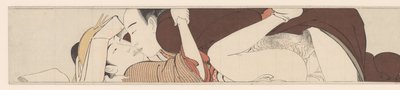 Amor apressado
Sode no maki (título da série) de Torii Kiyonaga