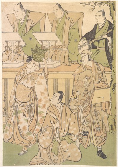 Ichikawa Dan Jurofi fth As Ise Giro membro Ji s ferramenta Ise As s pintura preta Tee St Ree Puppe tsh. .. .. , mosquito. 1788. de Torii Kiyonaga