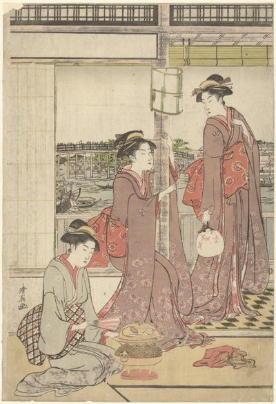 Ano Novo Lunar de Torii Kiyonaga