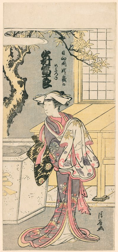 Nakamura e Mijuro Doctor Asa Femae Fox membro Te S de Te Pay, Jigo torii saltando raposa (raposa feminina de Nakamura e Mijuro de Mt. de Torii Kiyonaga