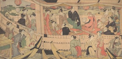 Feriado no Rio Sumida, 1788-90. de Torii Kiyonaga