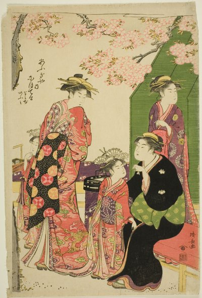 Otel para o Sr. Namiji, vou dar uma olhada em você. de Torii Kiyonaga