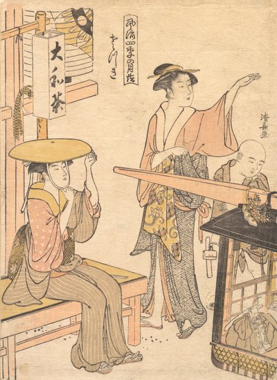 O Quinto Mês, ca. 1791. de Torii Kiyonaga