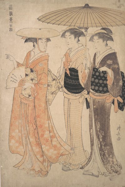 O Passeio. de Torii Kiyonaga