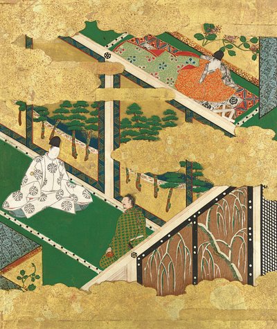 O carvalho Kashiwagi, final do século XVI e início do século XVII. de Tosa Mitsuyoshi