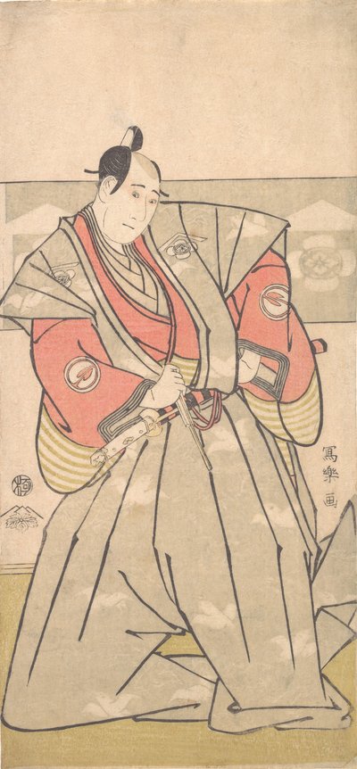 O ator Sawamura Sojuro III, 1794-95. de Toshusai Sharaku