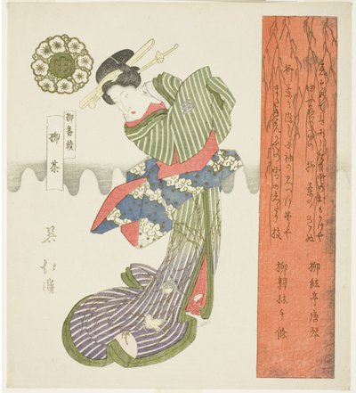 Chá de Salgueiro (Yanagicha), da série "Uma Série de Salgueiros (Yanagi bantsuzuki)" de Totoya Hokkei