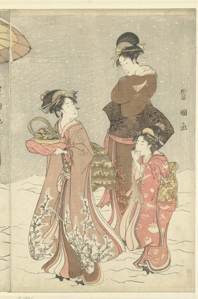 Bola de neve de Toyokuni (II) , Utagawa