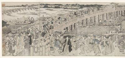 Ver: Apreciar a brisa da noite na Ponte Ryogoku de Toyokuni (II) , Utagawa
