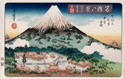 "Clearing Weather, Enoshima", da série "Oito vistas de lugares famosos" de Toyokuni II
