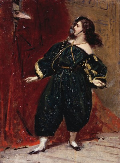 Máscara do Bersagliere, de Tranquillo Cremona (1837-1878) de Tranquillo Cremona